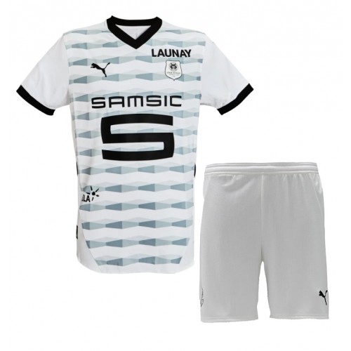 Fotbalové Dres Stade Rennais Dětské Venkovní 2024-25 Krátký Rukáv (+ trenýrky)